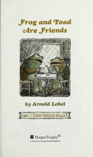 Cover for Arnold Lobel · Frog and Toad Are Friends (I Can Read! - Level 2) (Innbunden bok) (1979)