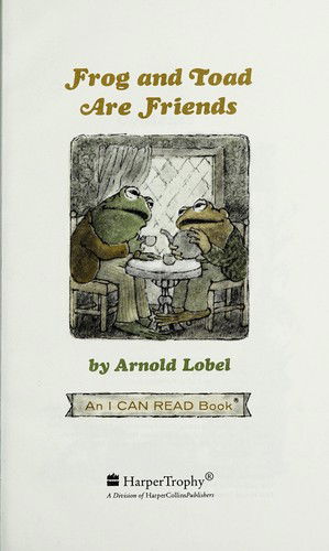 Cover for Arnold Lobel · Frog and Toad Are Friends (I Can Read! - Level 2) (Hardcover Book) (1979)