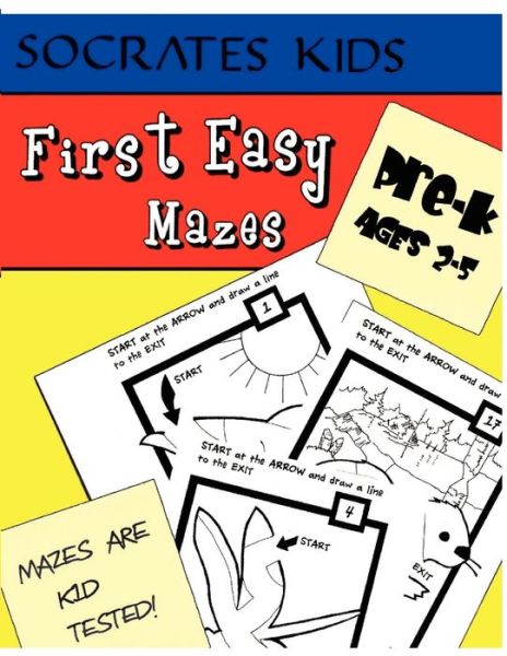 Cover for Jim Strader · First Easy Mazes (Socrates Kids Workbook Series) (Paperback Book) (2010)