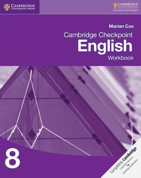 Cover for Marian Cox · Cambridge Checkpoint English Workbook 8 (Taschenbuch) (2013)