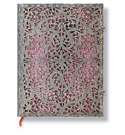 Cover for Paperblanks · Blush Pink Ultra Lined Hardcover Journal (Clasp Closure) - Silver Filigree Collection (Hardcover Book) (2011)