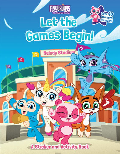 Cover for Brooke Vitale · Fingerlings: Let the Games Begin! A Sticker and Activity Book - Fingerlings (Paperback Book) (2019)