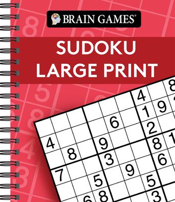 Cover for Publications International Ltd. · Brain Games - Sudoku Large Print (Spiralbuch) (2019)