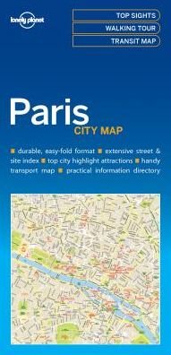 Cover for Lonely Planet · Lonely Planet Paris City Map - Map (Landkart) (2016)