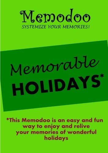 Cover for Memodoo · Memodoo Memorable Holidays (Taschenbuch) (2012)