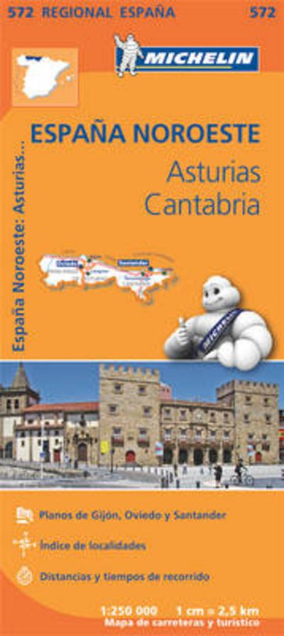 Cover for Michelin · Asturias Cantabria - Michelin Regional Map 572: Map (Map) (2013)