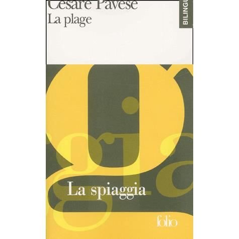 Cover for Cesare Pavese · Plage Fo Bi (Folio Bilingue) (French Edition) (Pocketbok) [French edition] (2001)