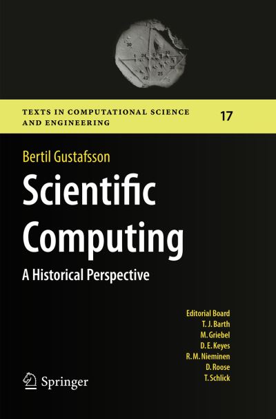 Cover for Gustafsson · Scientific Computing (Book) [Softcover reprint of the original 1st ed. 2018 edition] (2019)