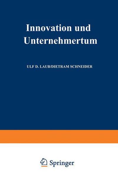 Cover for Ulf Laub · Innovation Und Unternehmertum (Paperback Book) [1991 edition] (1991)