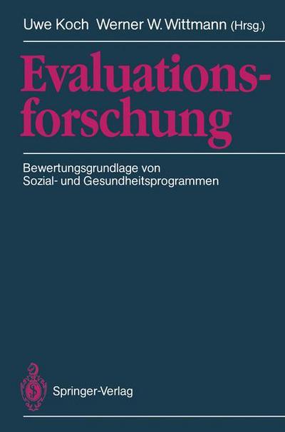 Cover for Uwe Koch · Evaluationsforschung (Taschenbuch) (1990)