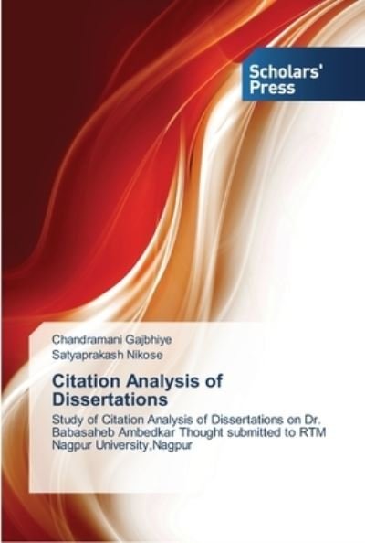 Cover for Gajbhiye · Citation Analysis of Dissertat (Book) (2013)