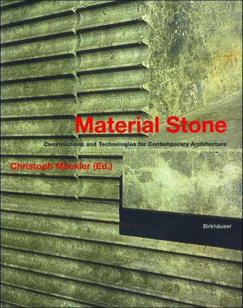 Cover for Christoph Mackler · Material Stone (Book) (2004)