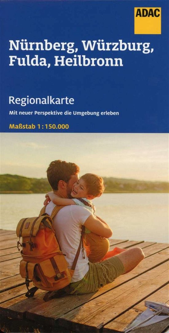 Cover for ADAC Verlag · ADAC Regionalkarte: Blatt 12: Nürnberg,Würzburg, Fulda, Heilbron (Print) (2020)