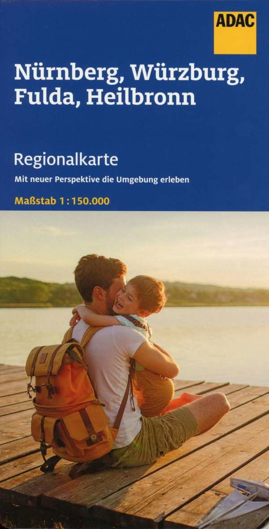 Cover for ADAC Verlag · ADAC Regionalkarte: Blatt 12: Nürnberg,Würzburg, Fulda, Heilbron (Tryksag) (2020)