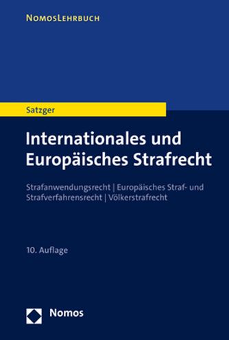 Cover for Helmut Satzger · Internationales Und Europaisches Strafrecht (Paperback Book) (2022)