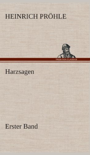 Cover for Heinrich Prohle · Harzsagen (Hardcover Book) [German edition] (2013)
