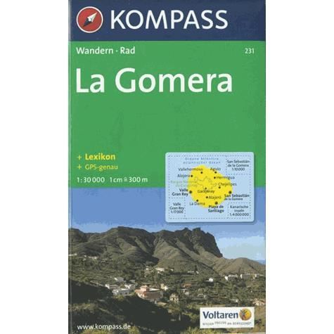 Cover for Mair-Dumont / Kompass · Kompass Wanderkarte: La Gomera (Hardcover Book) (2016)