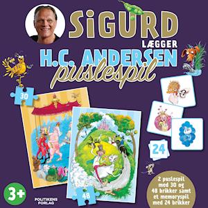 Cover for Sigurd Barrett · Sigurd lægger H.C. Andersen puslespil (SPIL) [1. udgave] (2020)