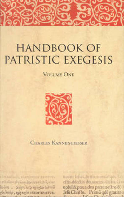 Cover for Charles Kannengiesser · Handbook of Patristic Exegesis (Hardcover Book) (2004)