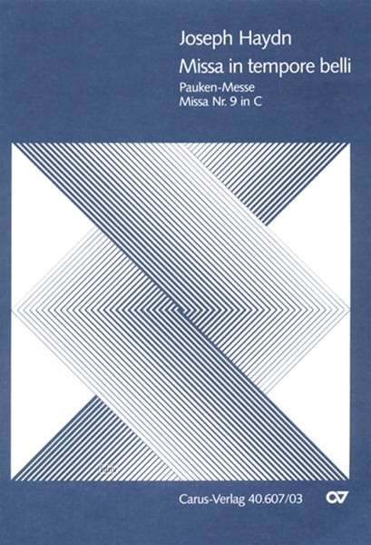 Missa in Tempore,KA.CV40.607/03 - Haydn - Books -  - 9790007073152 - 