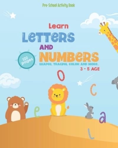 Cover for Bumply Bee Press · Pre-School Activity Book: Learn Letters and Number Shapes, Tracing, color and more (Paperback Book) (2021)