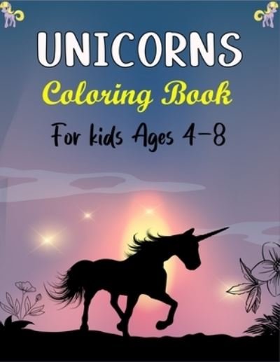 Cover for Ensumongr Publications · UNICORNS Coloring Book For Kids Ages 4-8 (Paperback Bog) (2020)