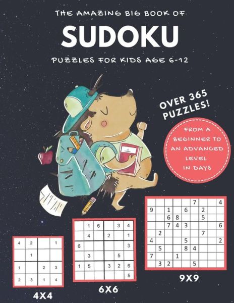 Cover for Yanna's Art and Publishing · The Amazing Big Book of Sudoku Puzzles for Kids age 6-12 (Taschenbuch) (2020)