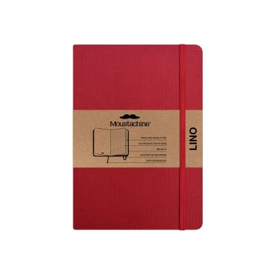 Cover for Moustachine · Moustachine Classic Linen Medium Classic Red Dotted Flex (Book) (2024)