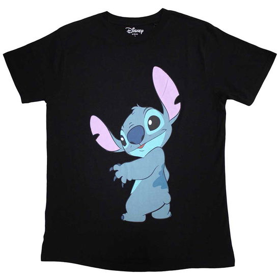 Cover for Lilo &amp; Stitch · Lilo &amp; Stitch Unisex T-Shirt: Stitch Turn (Black) (T-shirt)