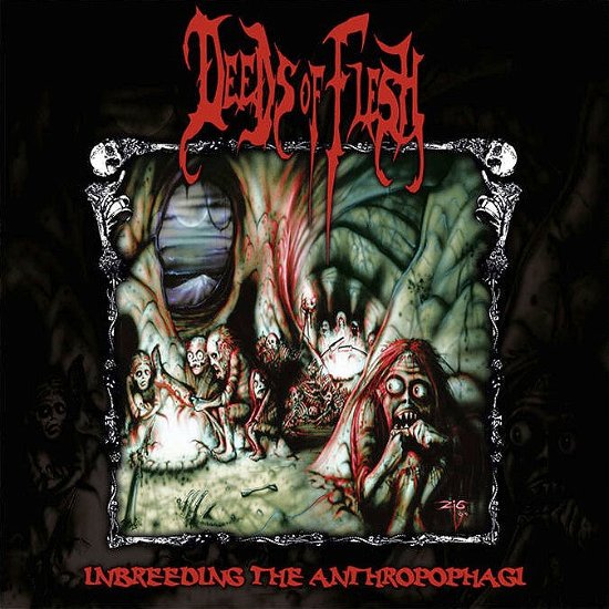 Inbreeding the Anthropophagi - Deeds of Flesh - Muziek - OSMOSE PRODUCTIONS - 9956683857152 - 10 februari 2023