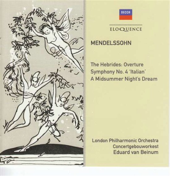 Cover for Mendelssohn / Van Beinum,eduard · Mendelssohn: Symphony 4 / Midsummer Night's Dream (CD) (2018)