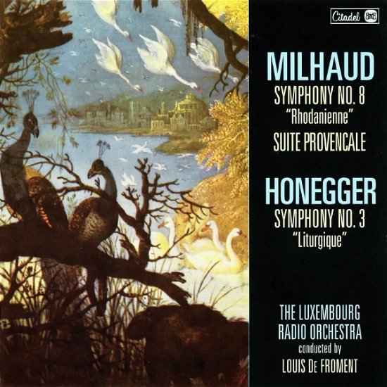 Cover for Darius Milhaud · Symphony No. 8 Rhodanienne / Suite Provencale / Honegger: Symphony No.3 (CD) (2023)
