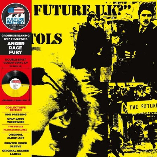 No Future UK (Yellow & Black Vinyl) - Sex Pistols - Musiikki - CULTURE FACTORY - 0819514012153 - perjantai 1. lokakuuta 2021