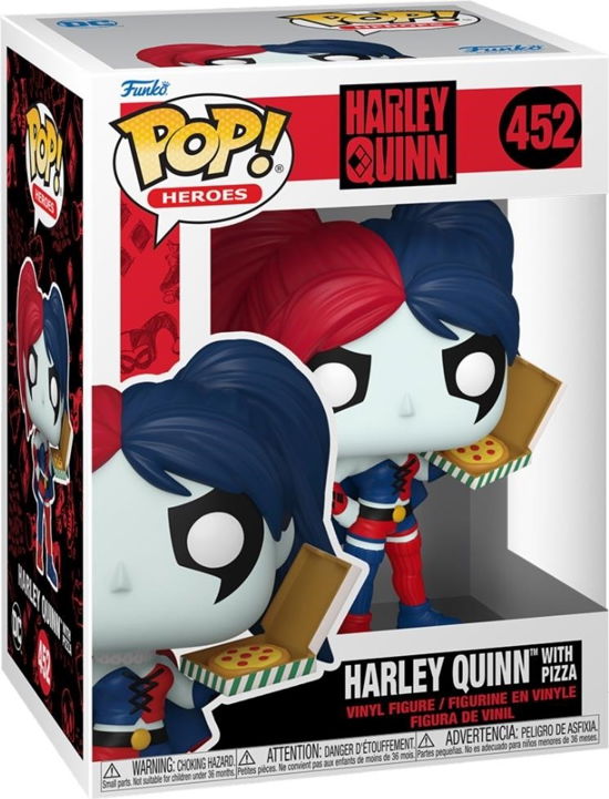 Dc- Harley W/ Pizza - Funko Pop! Heroes: - Merchandise - Funko - 0889698656153 - April 17, 2024