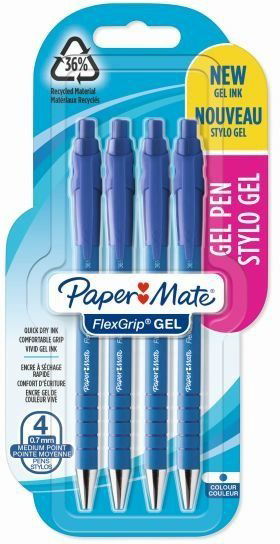 Cover for Newell Brands · PAPER MATE Gelschreiber FlexGrip Gel 4er blau M 0. (Zubehör) (2024)