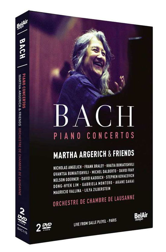 Cover for J.s. Bach · Piano Concertos (MDVD) (2015)