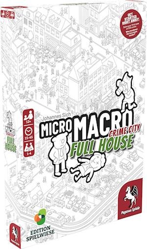Cover for Pegasus Spiele GmbH · MicroMacro Crime City Card Game 2: Full House (SPIEL)