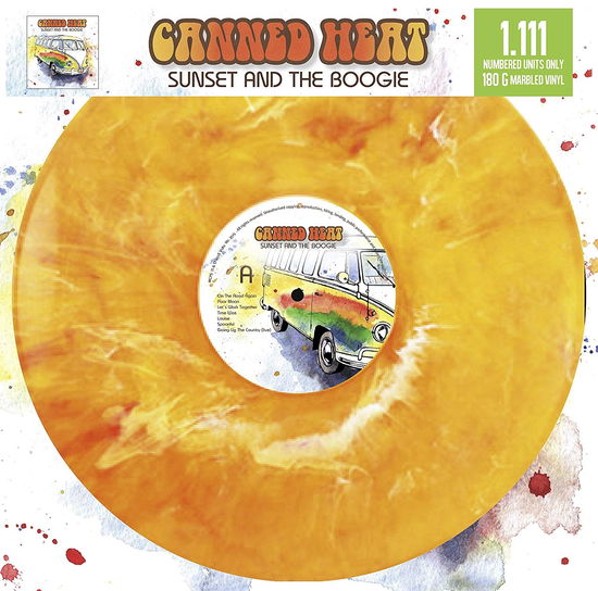 Cover for Canned Heat · Sunset And The Boogie (Marbled LP) (LP)