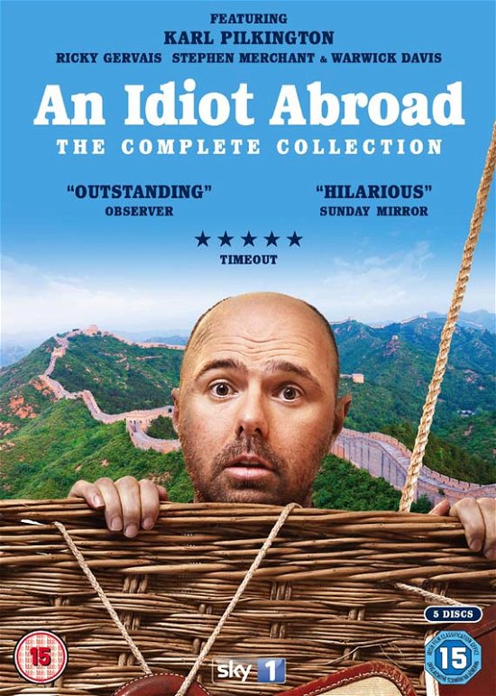 Cover for An Idiot Abroad S13 Bxst Repack · An Idiot Abroad Seasons 1-3 (DVD) [Repackaged] (2015)