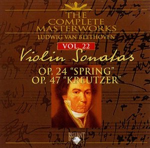 Cover for Beethoven Ludwig Van · Beethoven Ludwig Van Violin Sonatas Op24 Op 47 (CD)