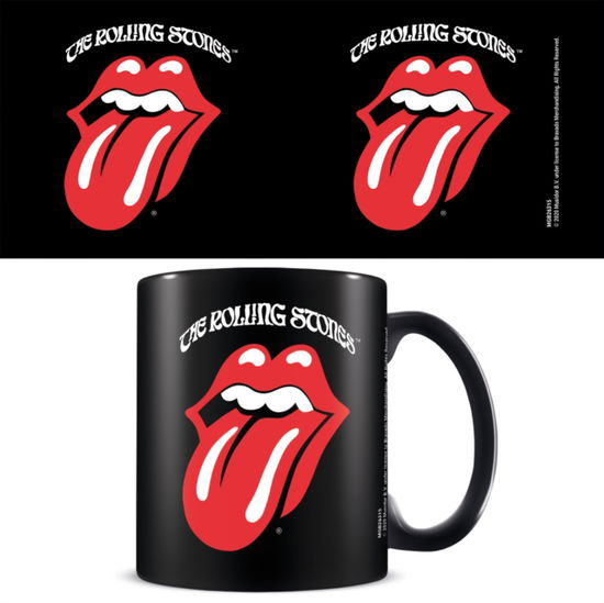 Rolling Stones (Retro Tongue) 11oz/315ml Black Mug - The Rolling Stones - Bücher - PYRAMID INTERNATIONAL - 5050574263153 - 26. Oktober 2023