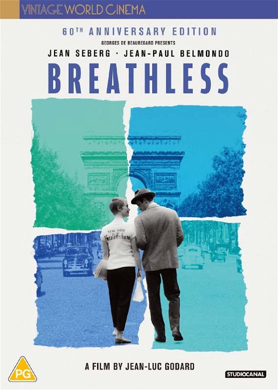 Cover for Breathless 60th Anniversary Ed · Breathless (DVD) (2020)