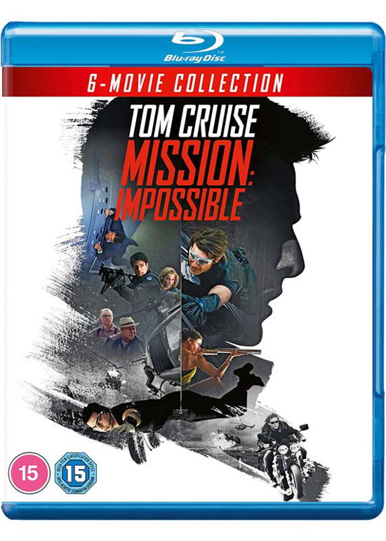 Cover for Mission: Impossible 6-movie Collection · Mission Impossible 6 Film Collection (Blu-ray) (2023)