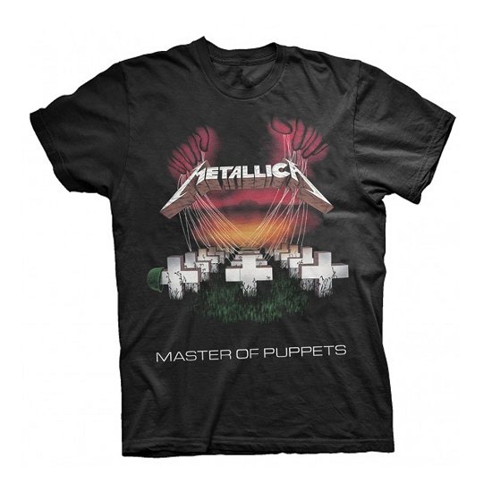 Metallica Unisex T-Shirt: Master of Puppets European Tour '86. (Back Print) - Metallica - Fanituote - PHD - 5060357849153 - maanantai 29. lokakuuta 2018