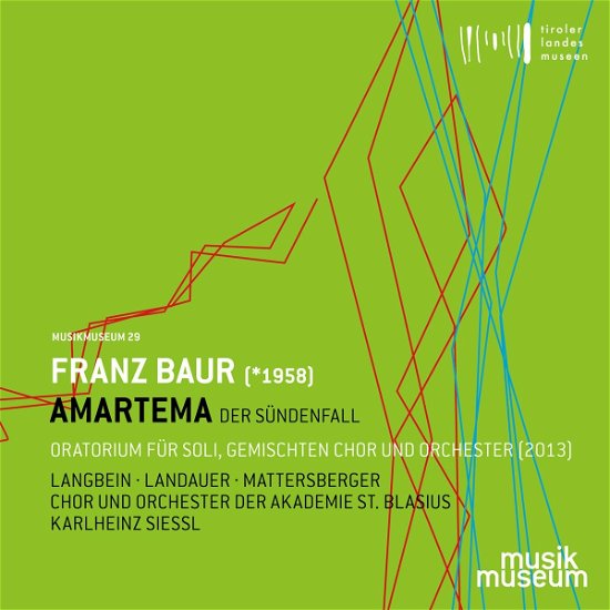 Langbein / Landauer / Siessl / Chor & Orch.st.blasius · Amartema-der Sündenfall (CD) (2017)