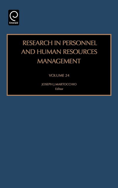 Cover for Joseph J Martocchio · Research in Personnel and Human Resources Management - Research in Personnel and Human Resources Management (Hardcover Book) (2005)