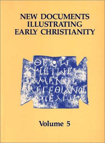Cover for Llewelyn · New Documents Illustrating Early Christianity: Volume 5, Linguistic Essays with Cumulative Indexes to Vols. 1-5 (Paperback Book) [Volume 5 edition] (1997)