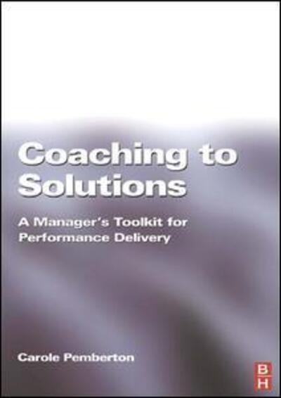 Cover for Carole Pemberton · Coaching to Solutions (Hardcover Book) (2015)