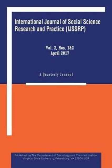 Cover for Department of Sociology · International Journal of Social Science Research and Practice (Paperback Book) (2017)