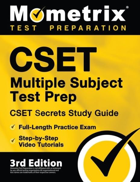 Cover for Mometrix Media LLC · CSET Multiple Subject Test Prep - CSET Secrets Study Guide, Full-Length Practice Exam, Step-by-Step Review Video Tutorials (Paperback Book) (2023)